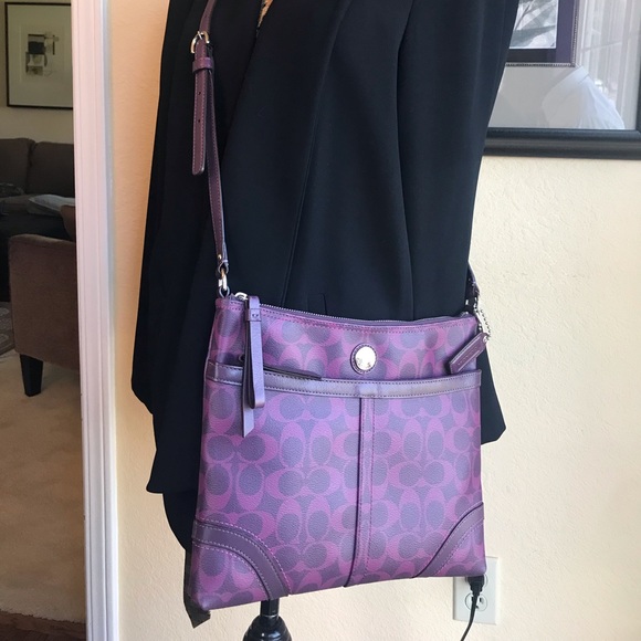 Coach Handbags - Coach PVC with leather trim